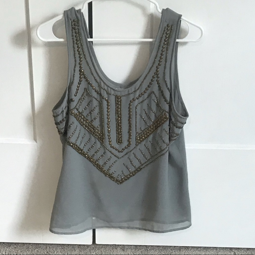 Beaded top.